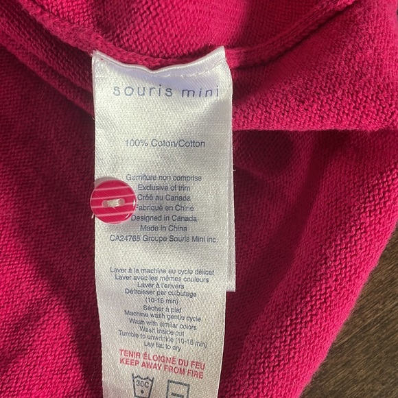 Souris Mini Limited Edition Girls pink dress size 12 - Picture 6 of 6